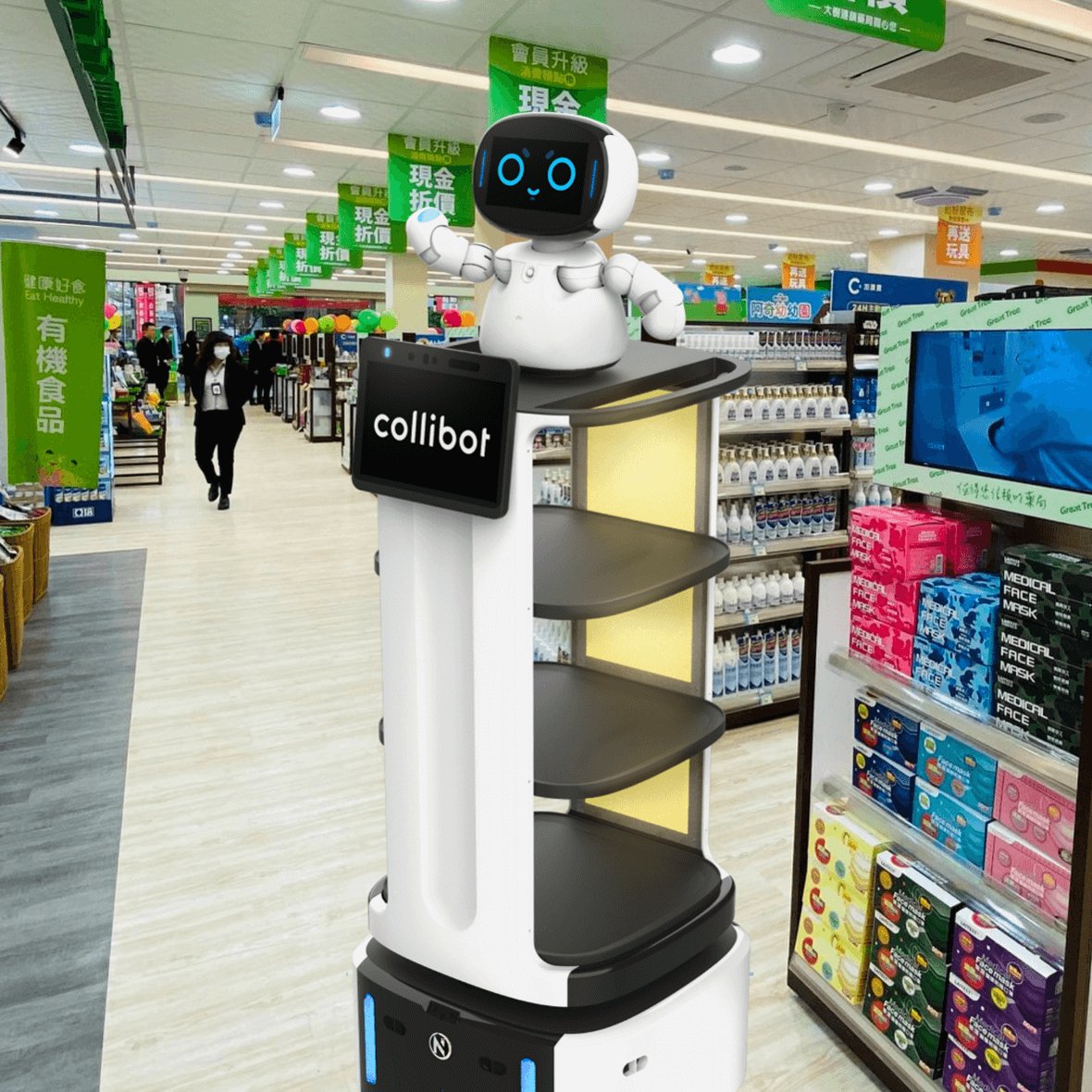 Schematic Diagram of NUWA Robot Integration with Retail Service Equipment